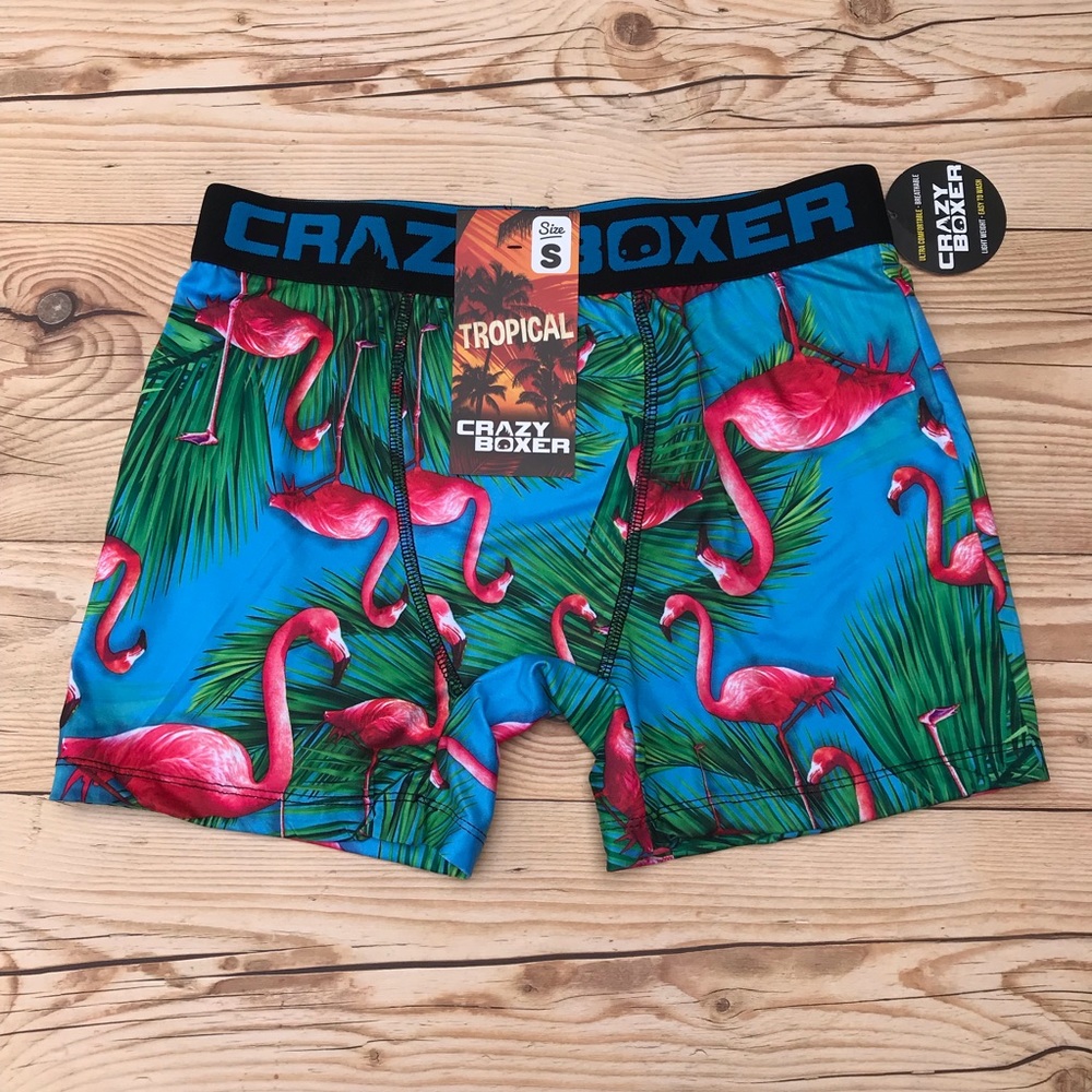 Crazy Boxer Tropical Men’s Boxer Briefs